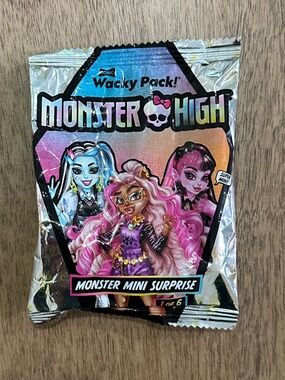 Sonic Drive In Wacky Pack Mattel Toy Monster High Mini Surprise 1 of 6